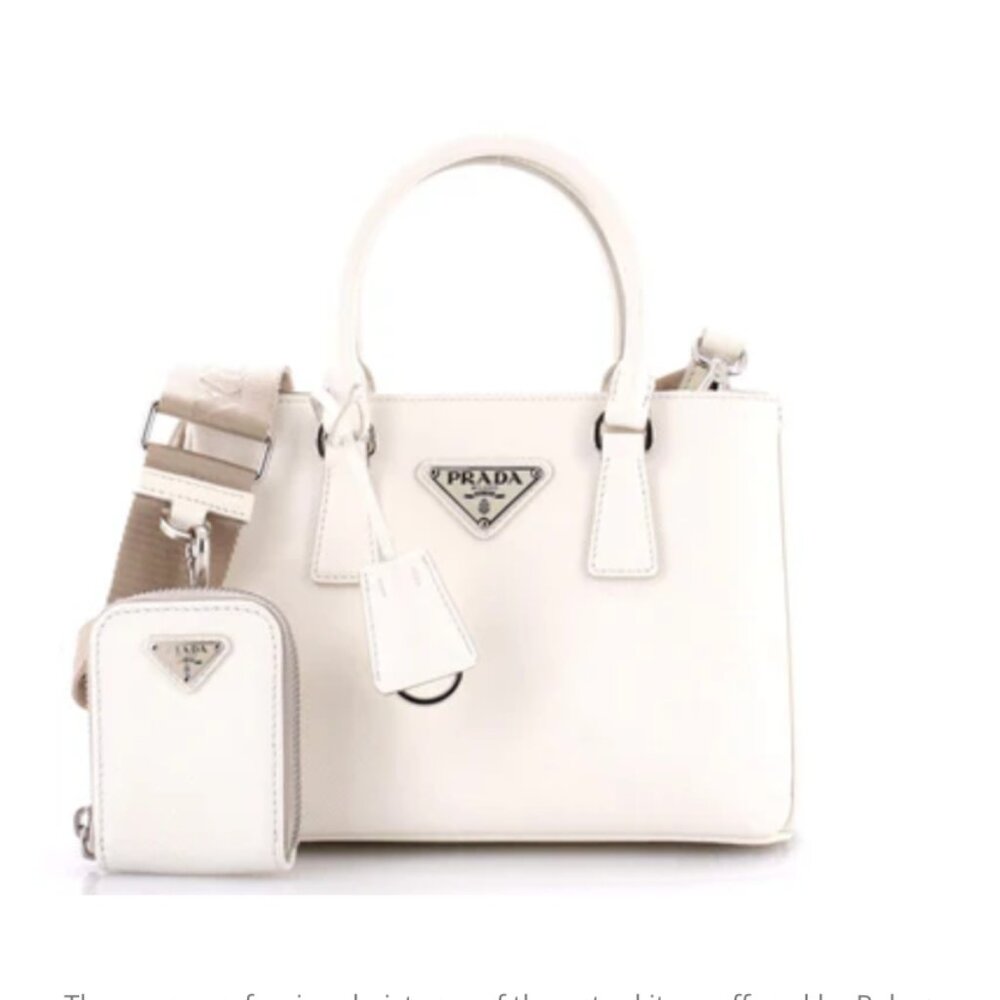 Prada Re-Edition Galleria Tote Saffiano Leather Micro